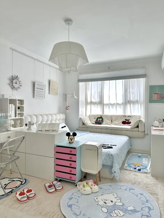 𝙧𝙤𝙤𝙢🧺真的好喜欢我简单干净的小卧室～