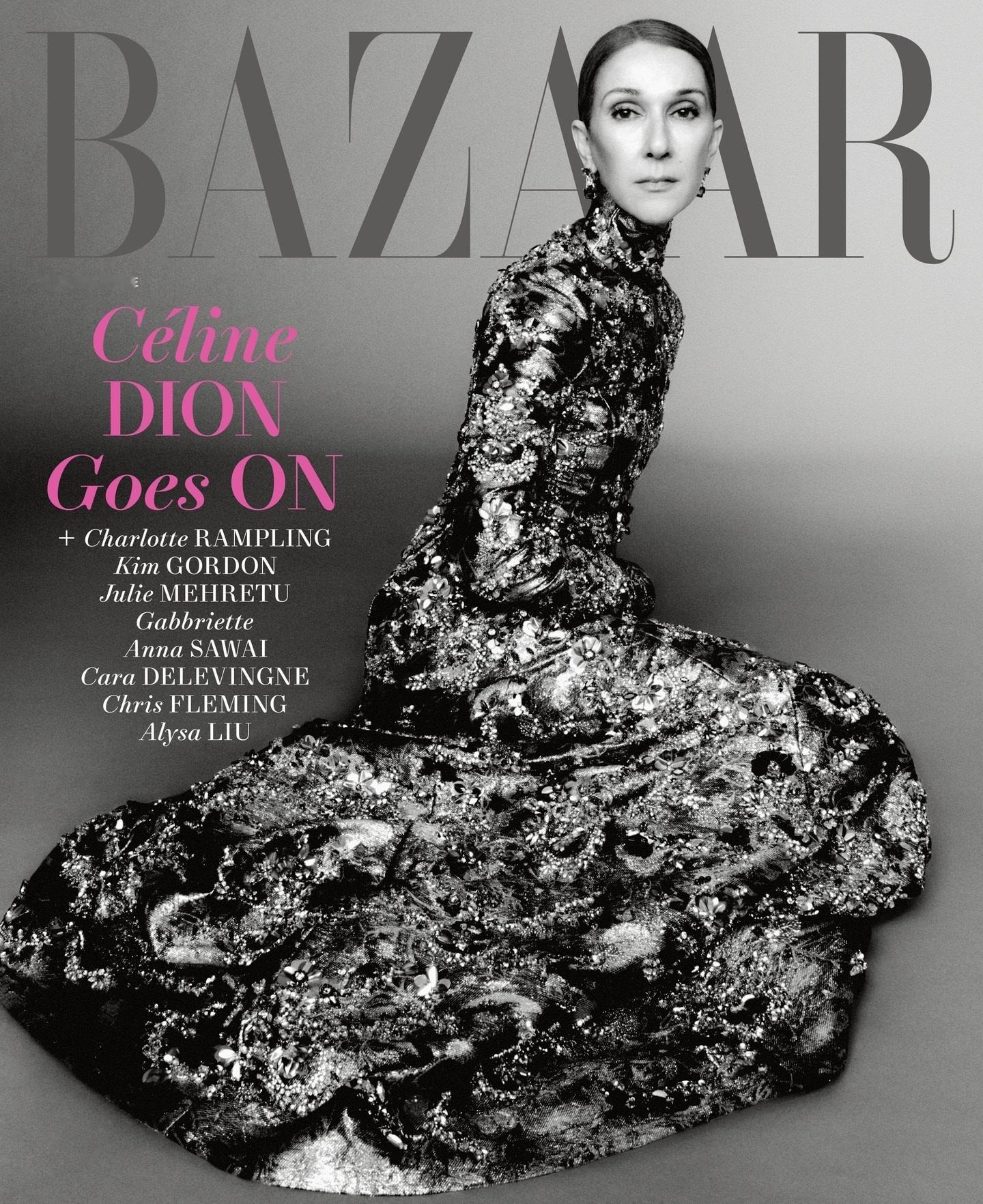 传奇女歌手席琳·迪翁登上多国《Harper's Bazaar》9月刊Icons封