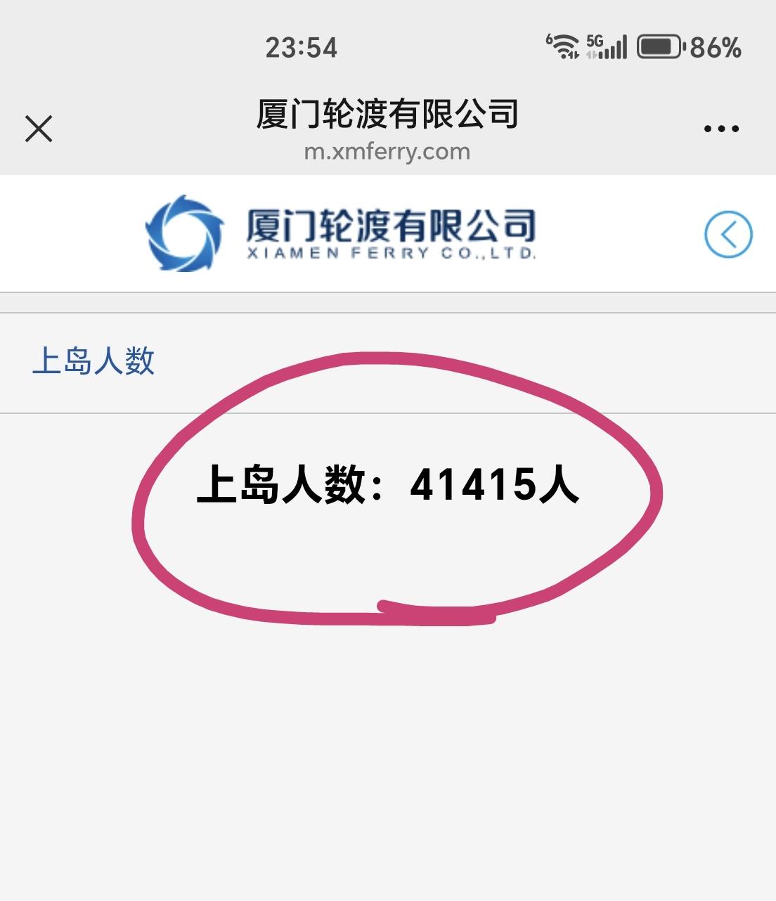 【8月14日（周五），厦门鼓浪屿上岛人数超过4.1万人次】

我们一起来看看，本