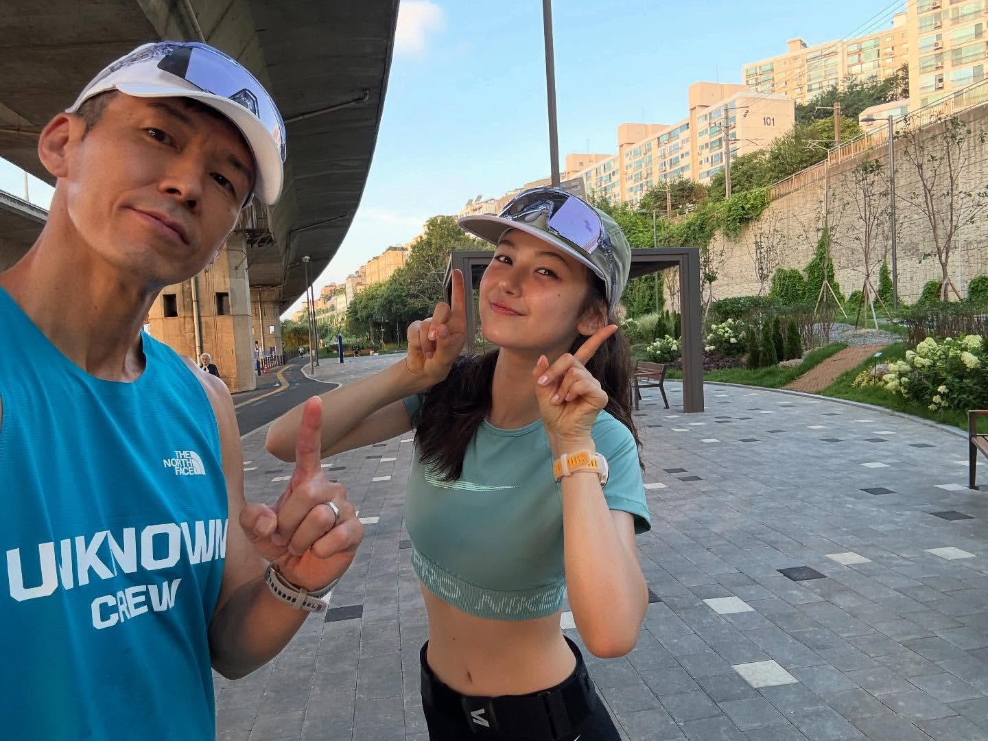 250809 卧槽这是有比赛了吗？？！！Danielle和李妍珍教练的8.15k
