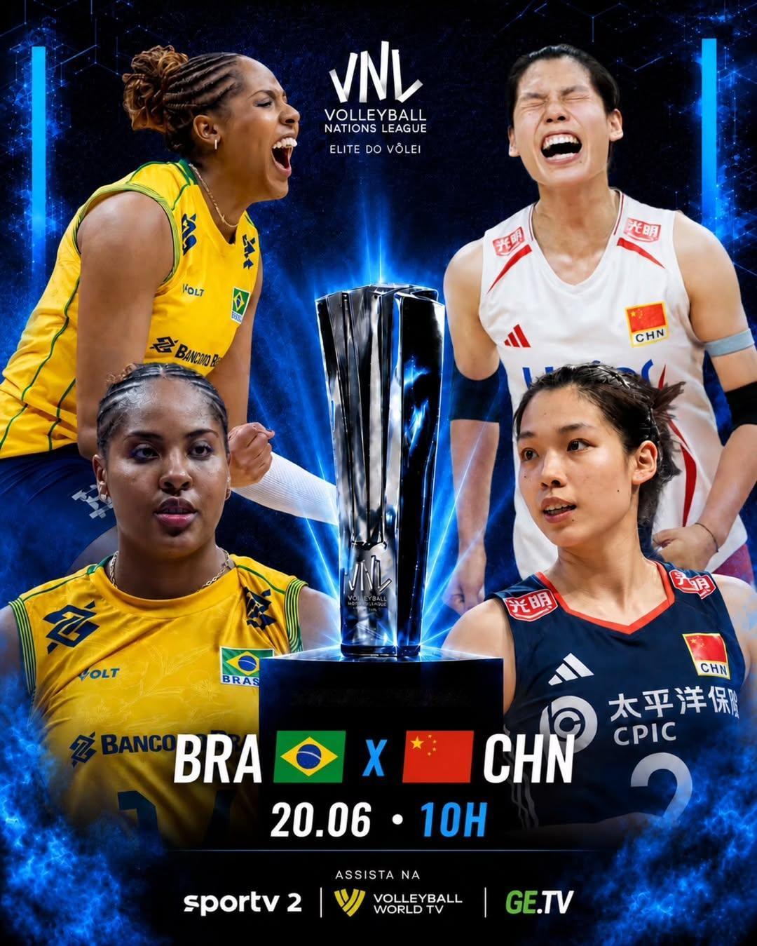 巴西预测，今晚将3-1中国女排

北京时间今晚9点，中国女排将迎来本届世联赛安卡