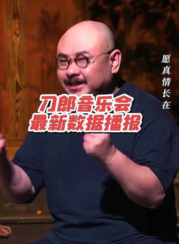 刀郎音乐会最新数据播报 音乐人刀郎 刀郎团队 音乐分享 山歌万里 @刀郎