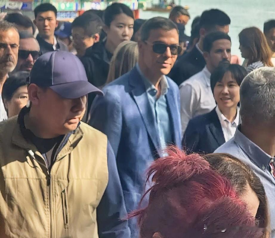 颐和园偶遇西班牙首相！