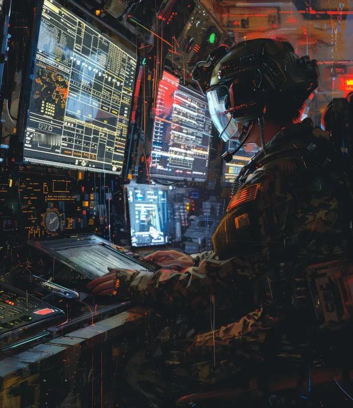 而且，AI军事应用还面临着数据隐私和安全风险。AI系统的运行依赖大量的数据，其中