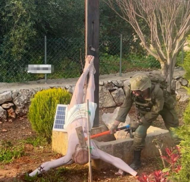 内塔尼亚胡也怕了，赶紧发文澄清。以色列士兵在黎巴嫩砸毁耶稣雕像，引发众怒！不是世