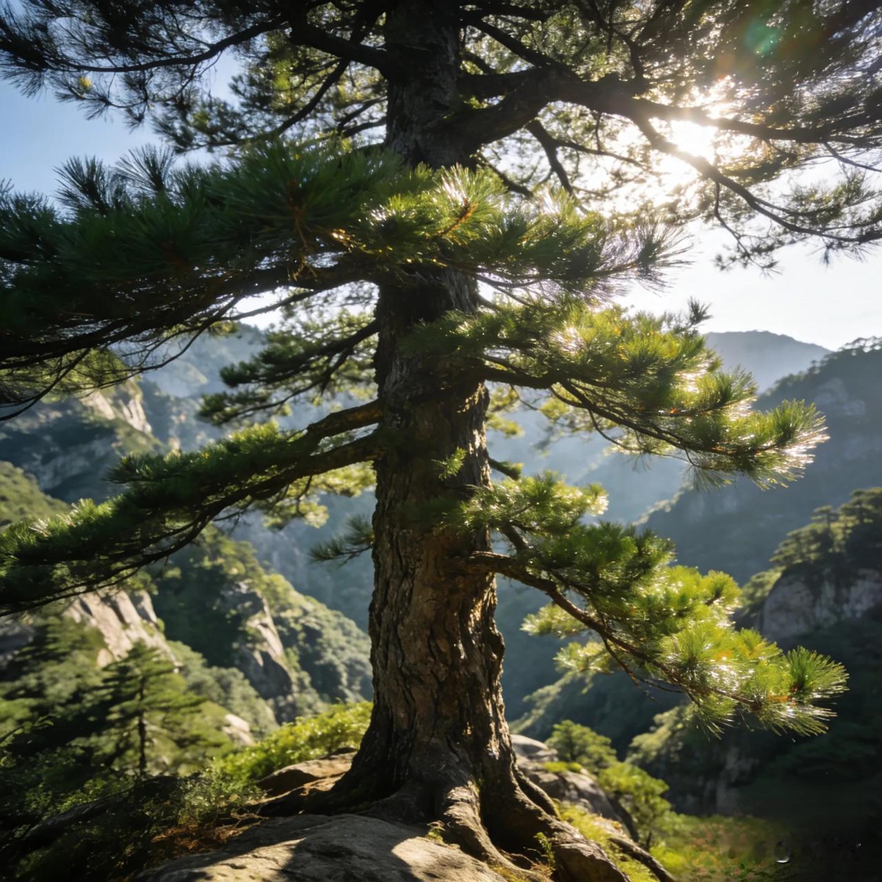  上联：千年古塔阅千年，
下联：百世青松立百世。
