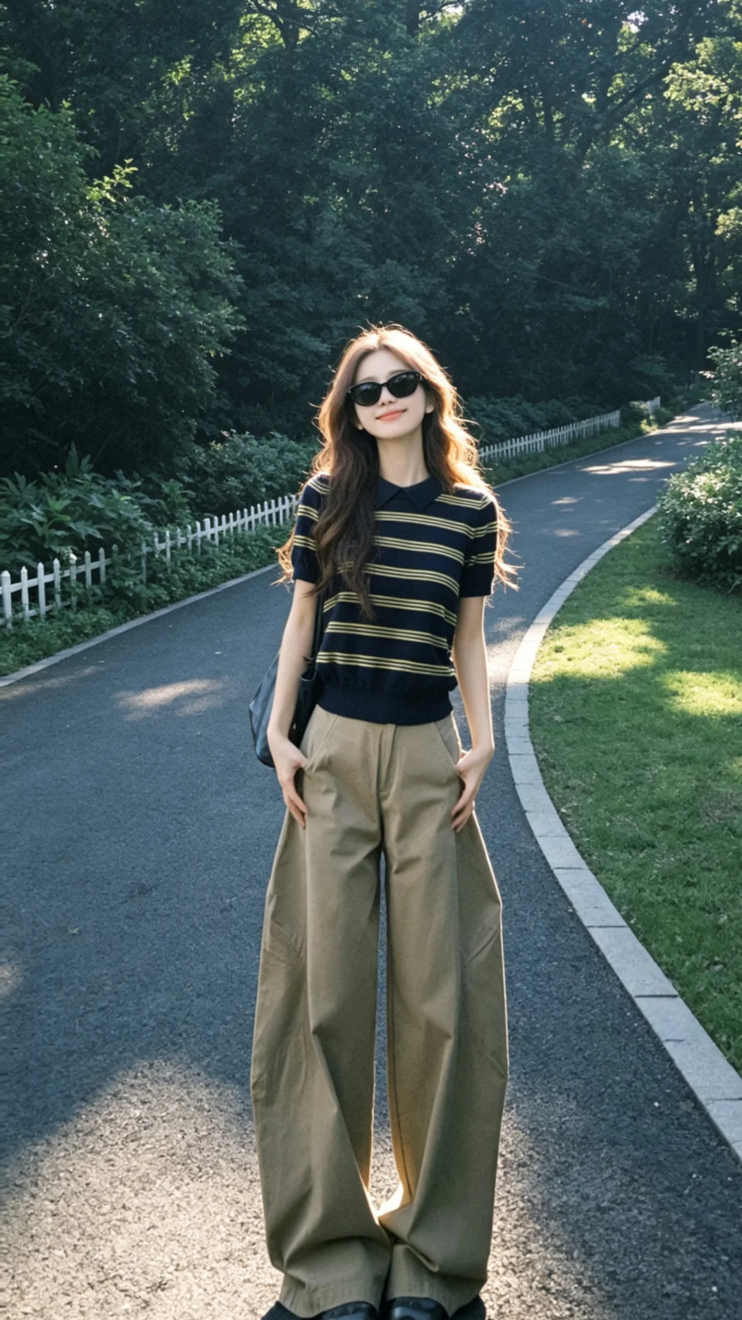 条纹控的穿搭｜松弛感拿捏