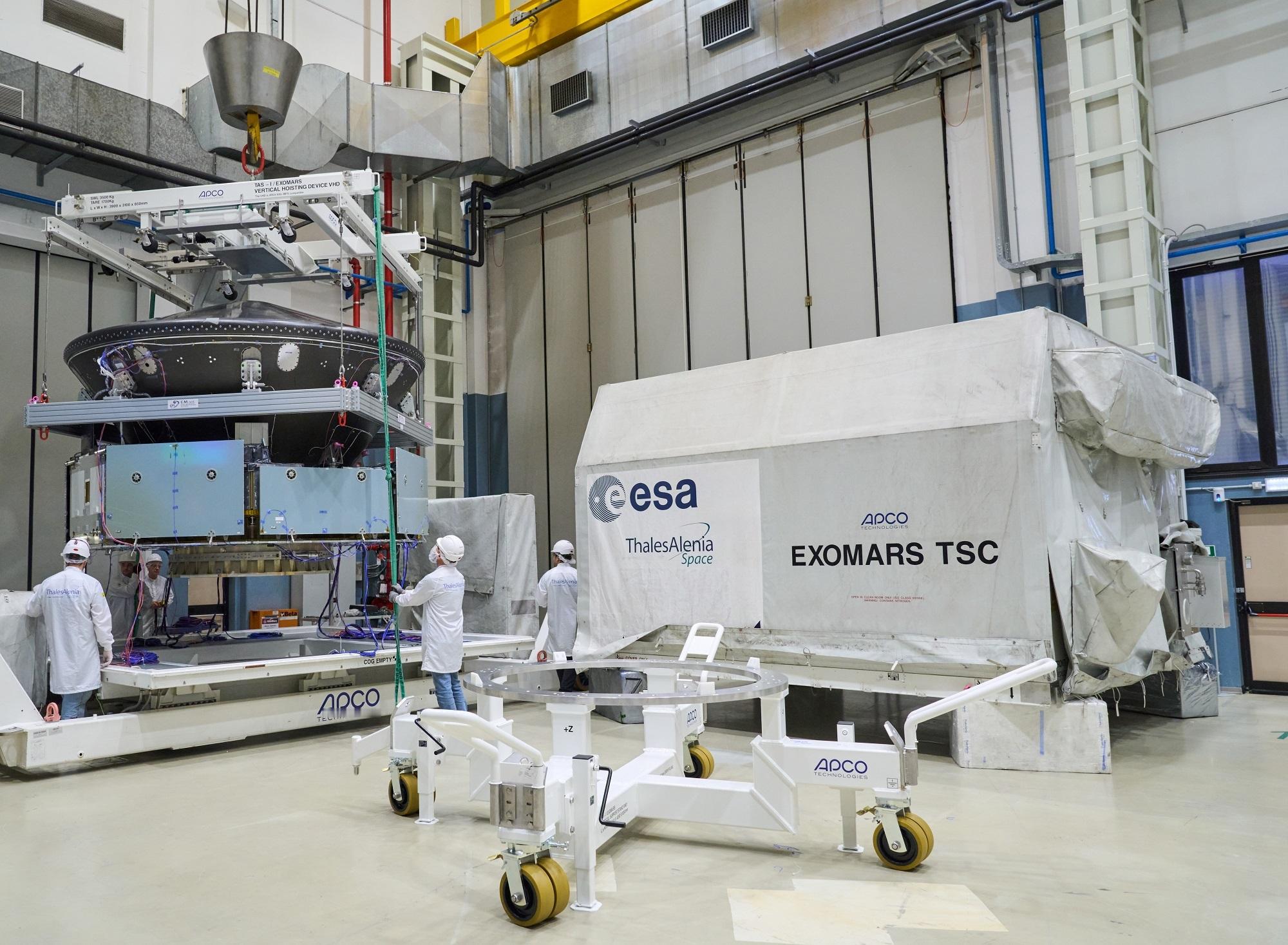 【ExoMars 2028任务结构模型运抵戛纳开启测试验证】ExoMars 20