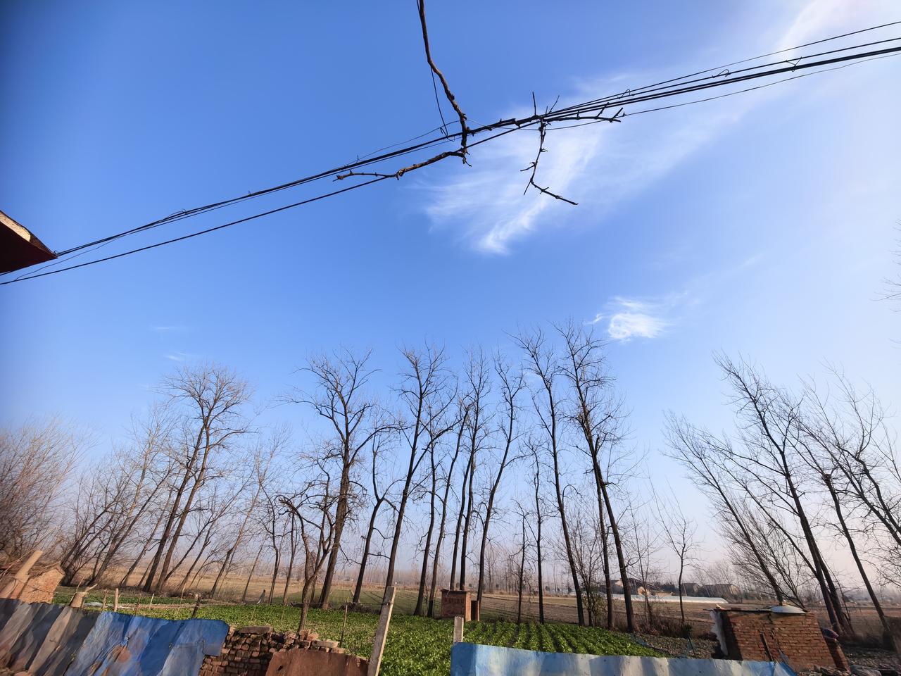 冬日生活打卡季蓝蓝的天空