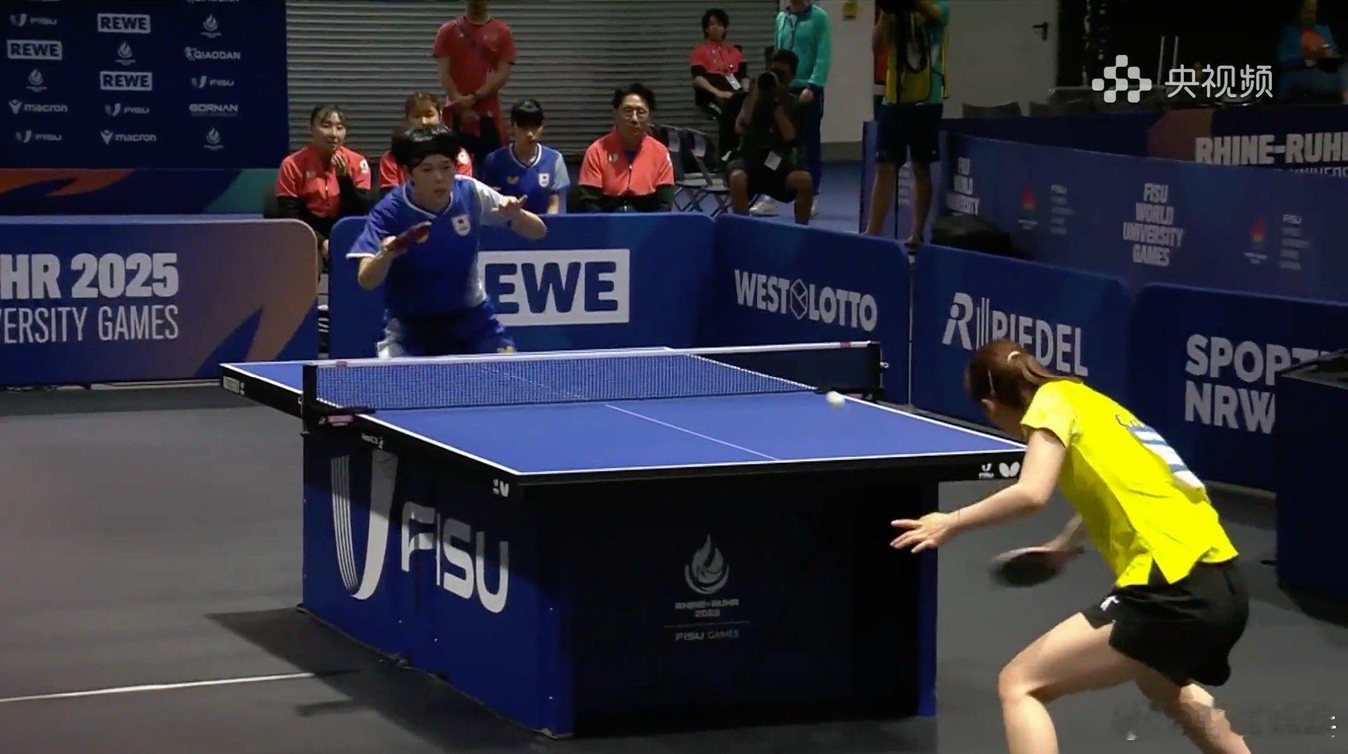 国乒女团大运会不敌日本国乒女团大运会银牌 🏓️大运会乒乓球项目女团决赛，中国队