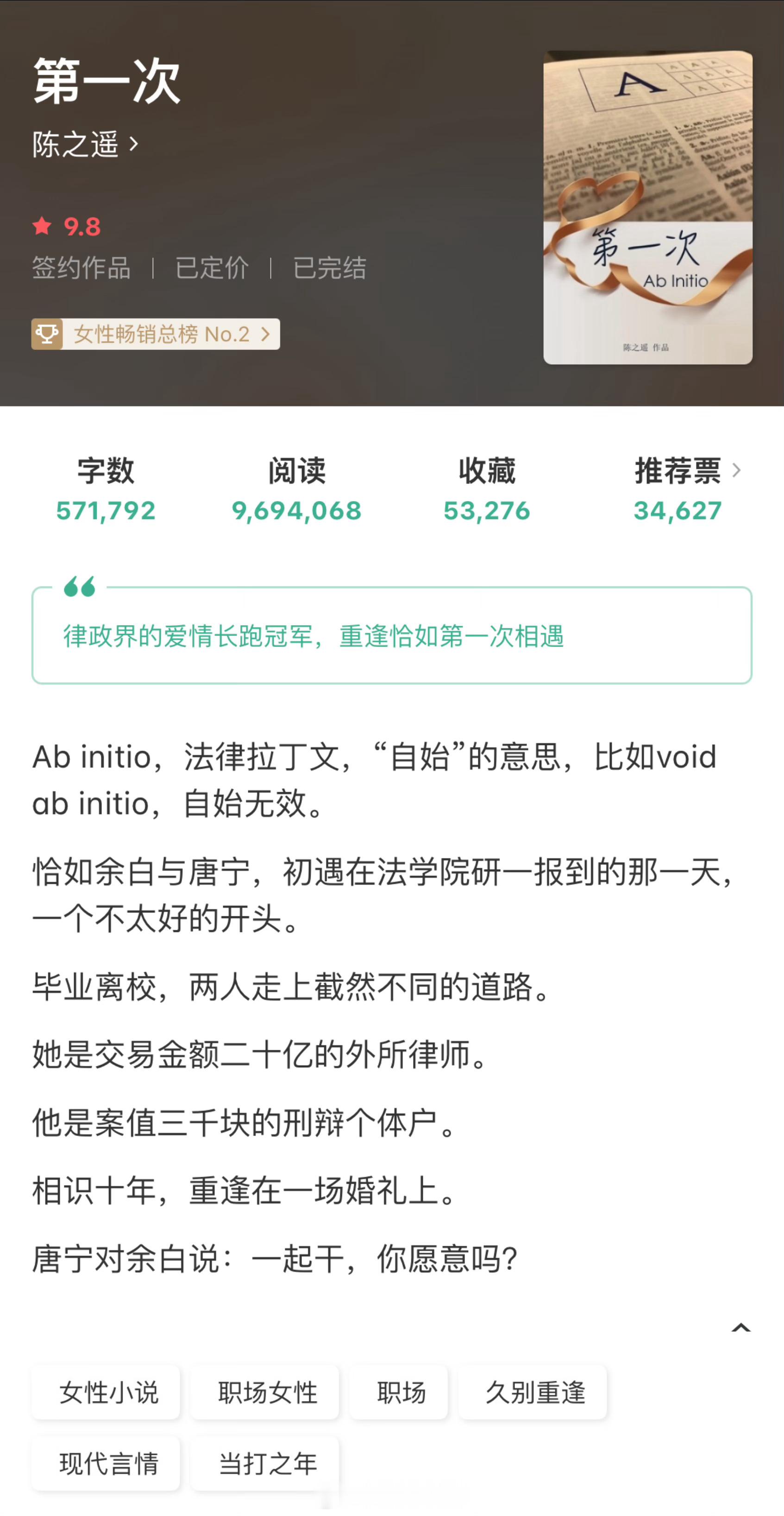 陈之遥经典律政文《第一次》熟男熟女+破镜重圆 #这小说让我看得停不下来##陈之瑶