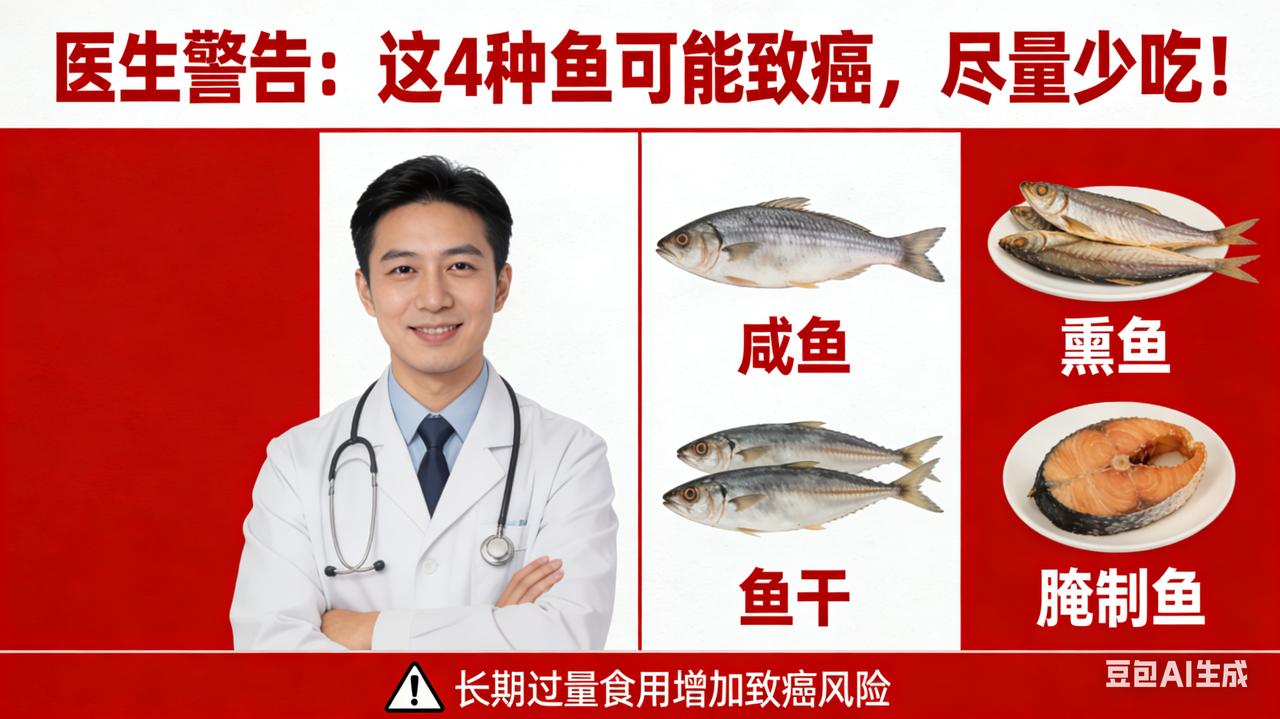 医生警告：这 4 种鱼可能致癌，尽量少吃！

警惕！这4种鱼是餐桌上的“致癌刺客