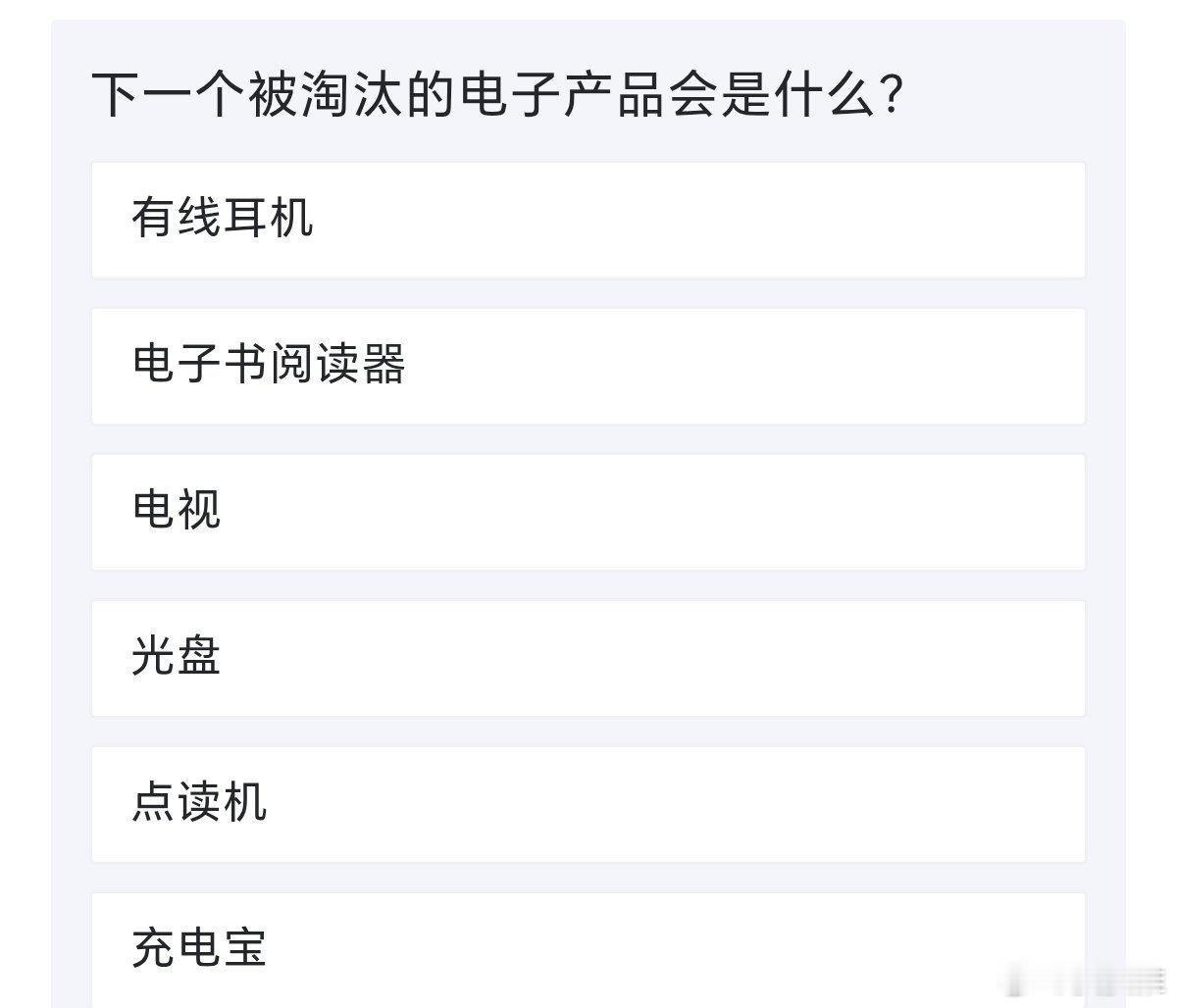 大家觉得下一个被淘汰的电子产品会是什么？ ​​​