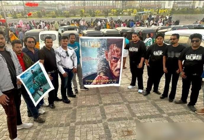 宝莱坞巨星、三大汗之一萨尔曼・汗，主演的新片《加勒万河谷》马上要在印度国内上映，