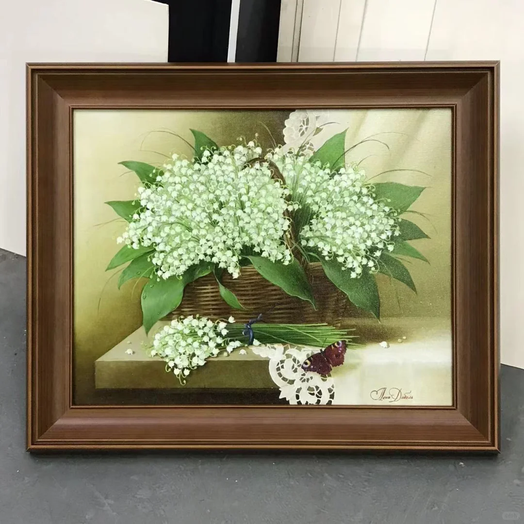 衣琳娜作品 带框尺寸约60/50 内画尺寸40/50