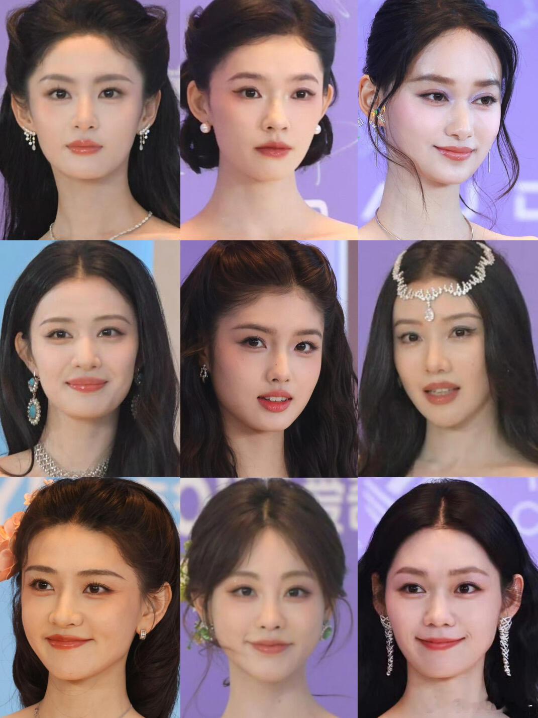 女明星怼脸，都好美啊🤤 