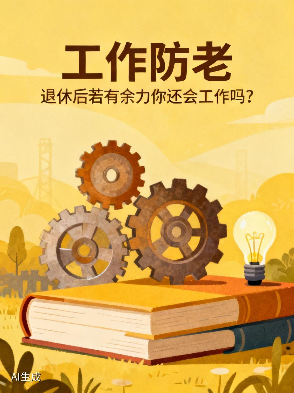 我对“工作防老”这个观点那是举双手赞同。退休后要是还有精力，接着工作那好处就像星