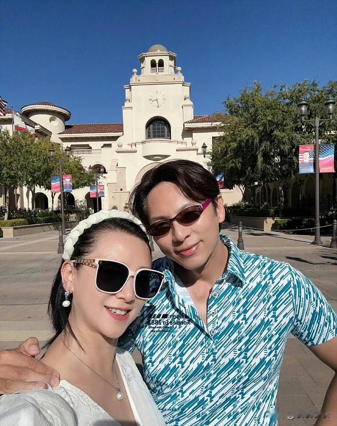 翁虹时隔2年再回洛杉矶的家，和老公刘冠廷一起逛街吃喝玩乐，夫妻俩看起来好甜蜜。现