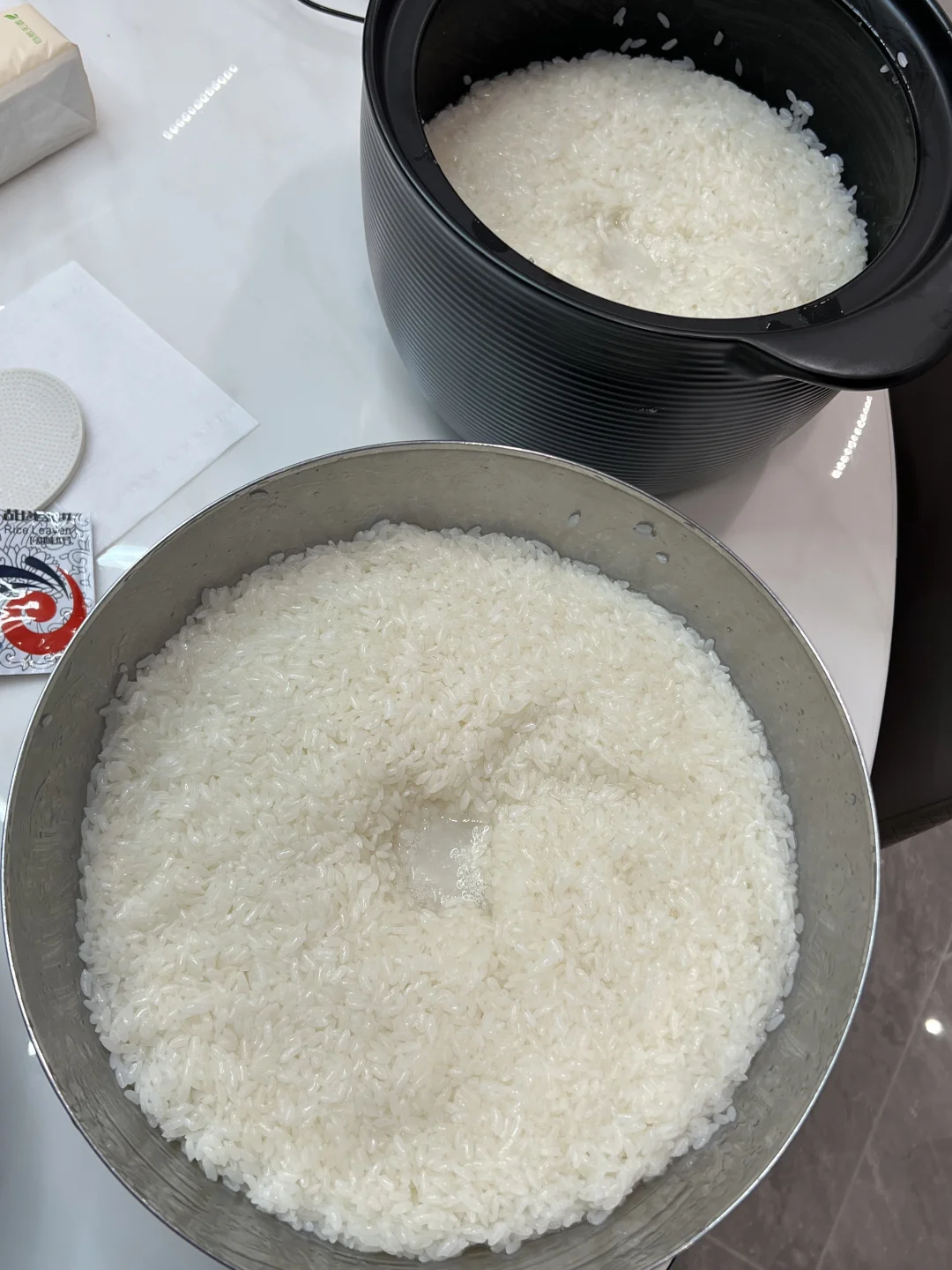 第一次做的酒酿、蒸同一锅米饭、砂锅的长白毛