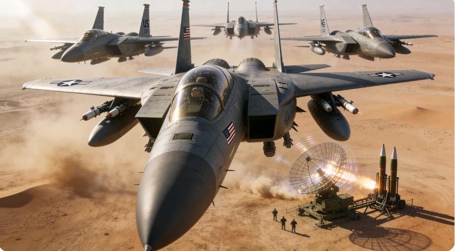 美伊战争，不仅牵动中东地缘格局，更成了一场面向全球的美军实力检验。
 
全世界都