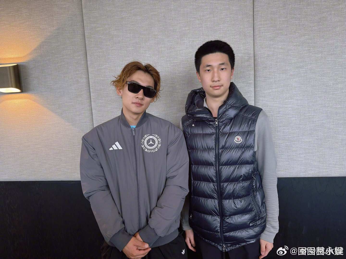 林永健晒儿子与苏翊鸣合照林永健儿子与苏翊鸣F1合照 林永健晒儿子与苏翊鸣合照，大