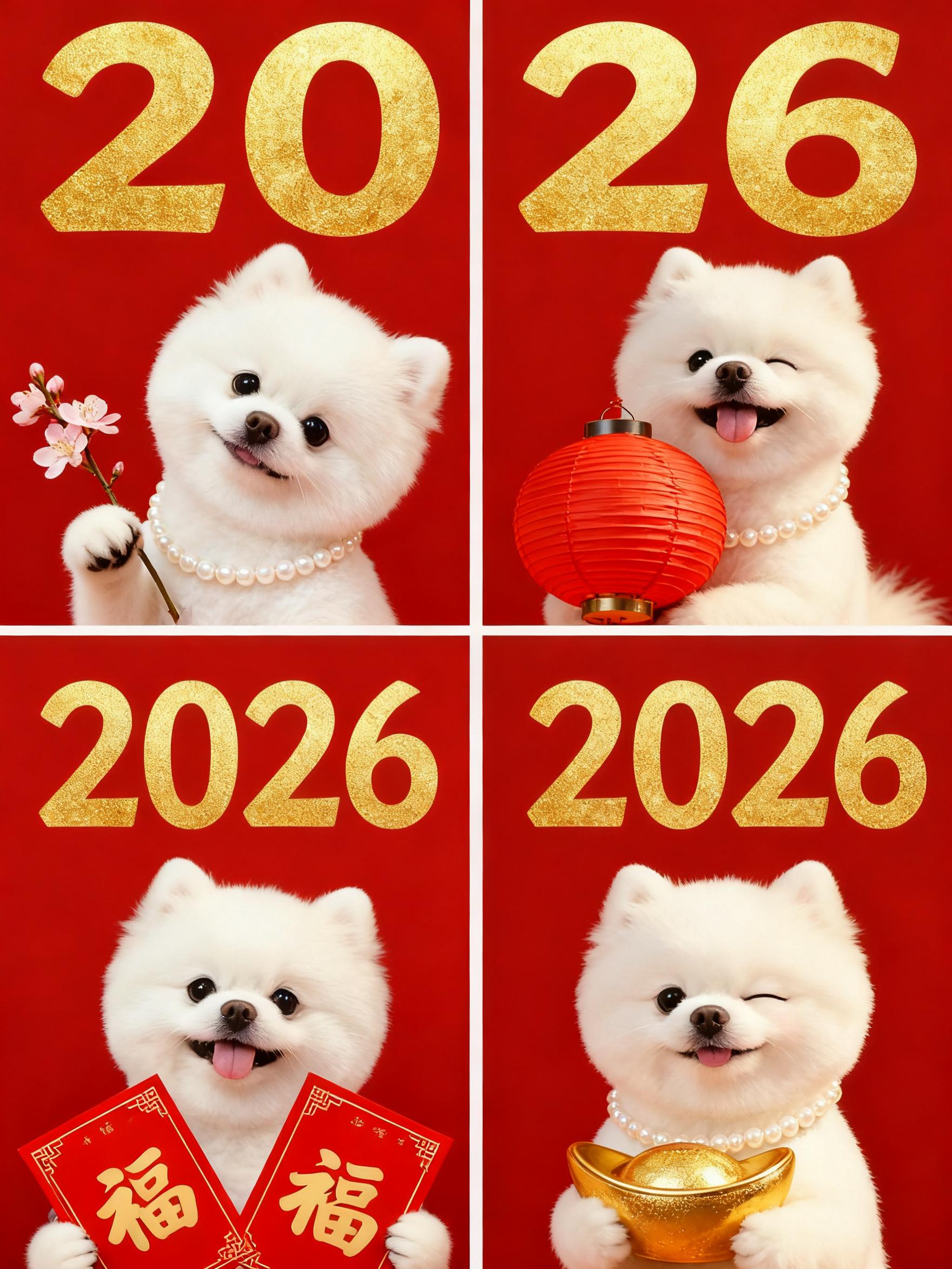 ai新年萌宠贺岁写真