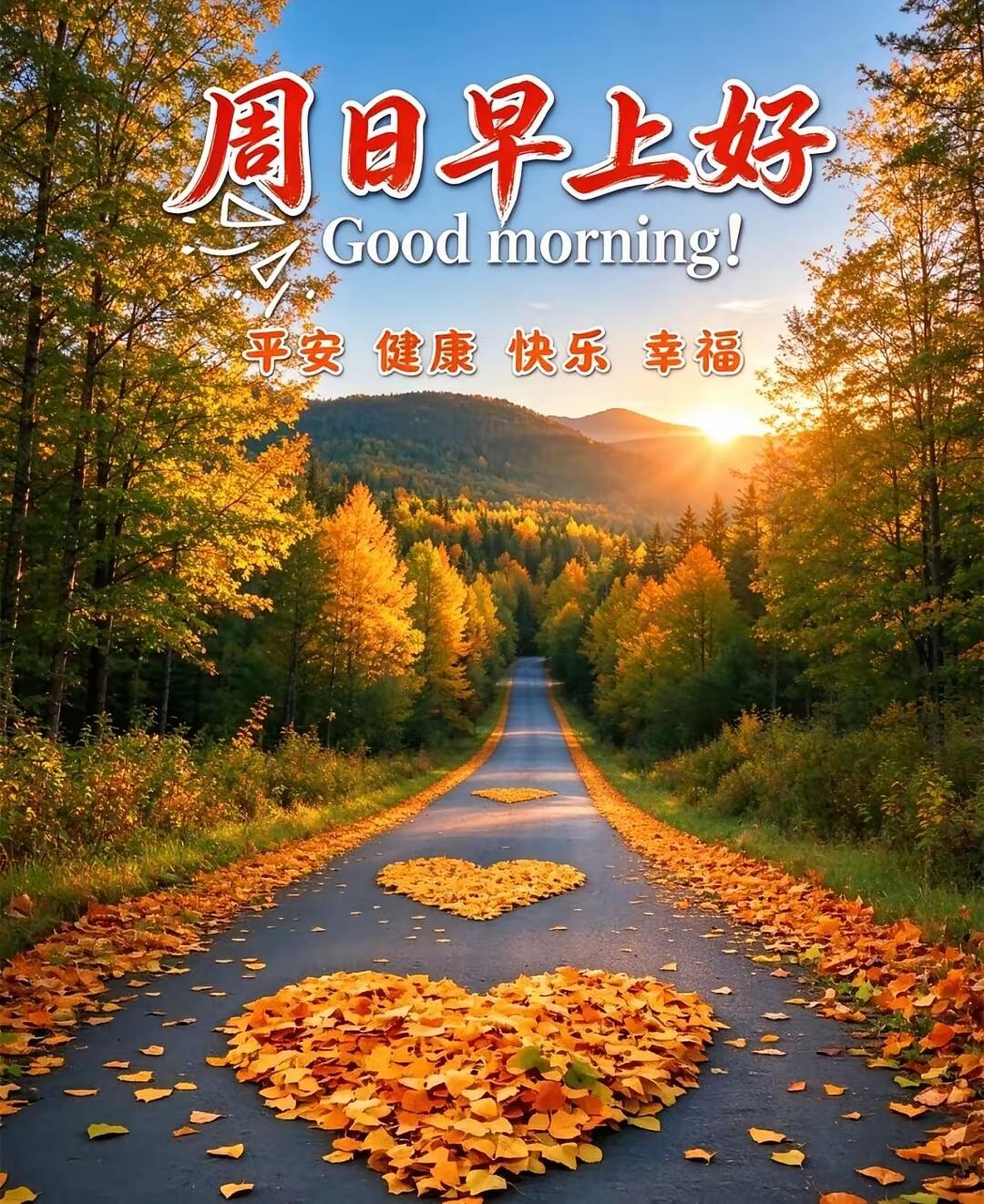10.11日🌹🍎早上好♥️🌹
清晨装满所有的祝福：好运、平安、健康、幸福、
