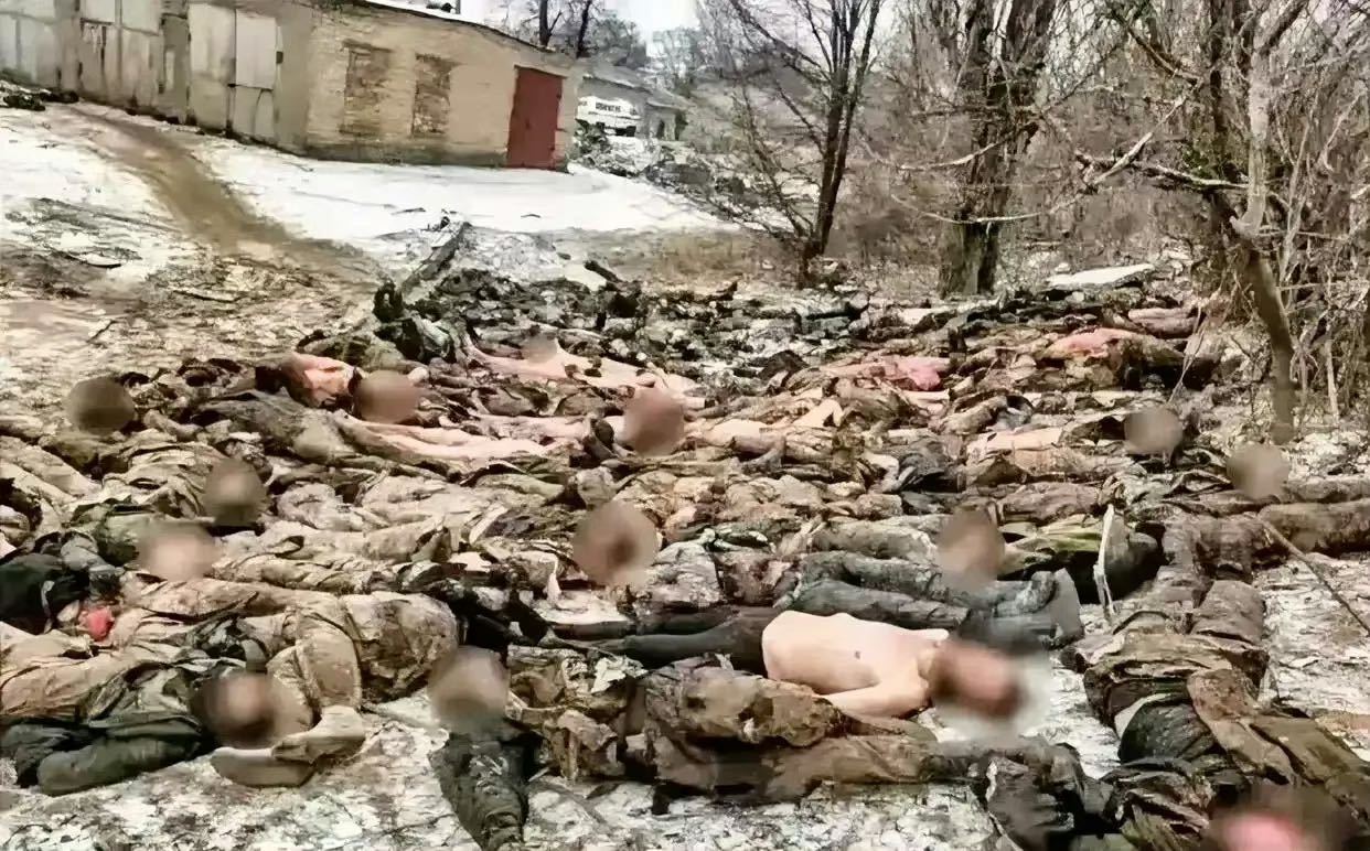 躺平的乌克兰军人 ​​​