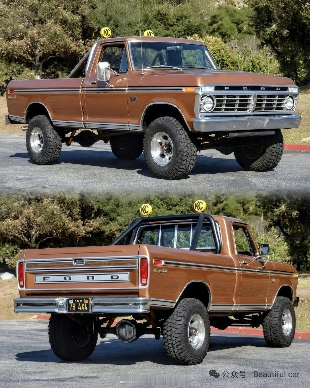 经典老车 1974 Ford F - 250 Ranger XLT 4x4 pi