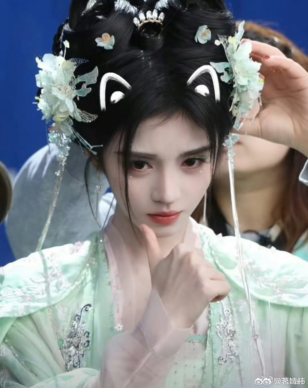 鞠婧祎花仙限定宝宝超可爱的~ 
