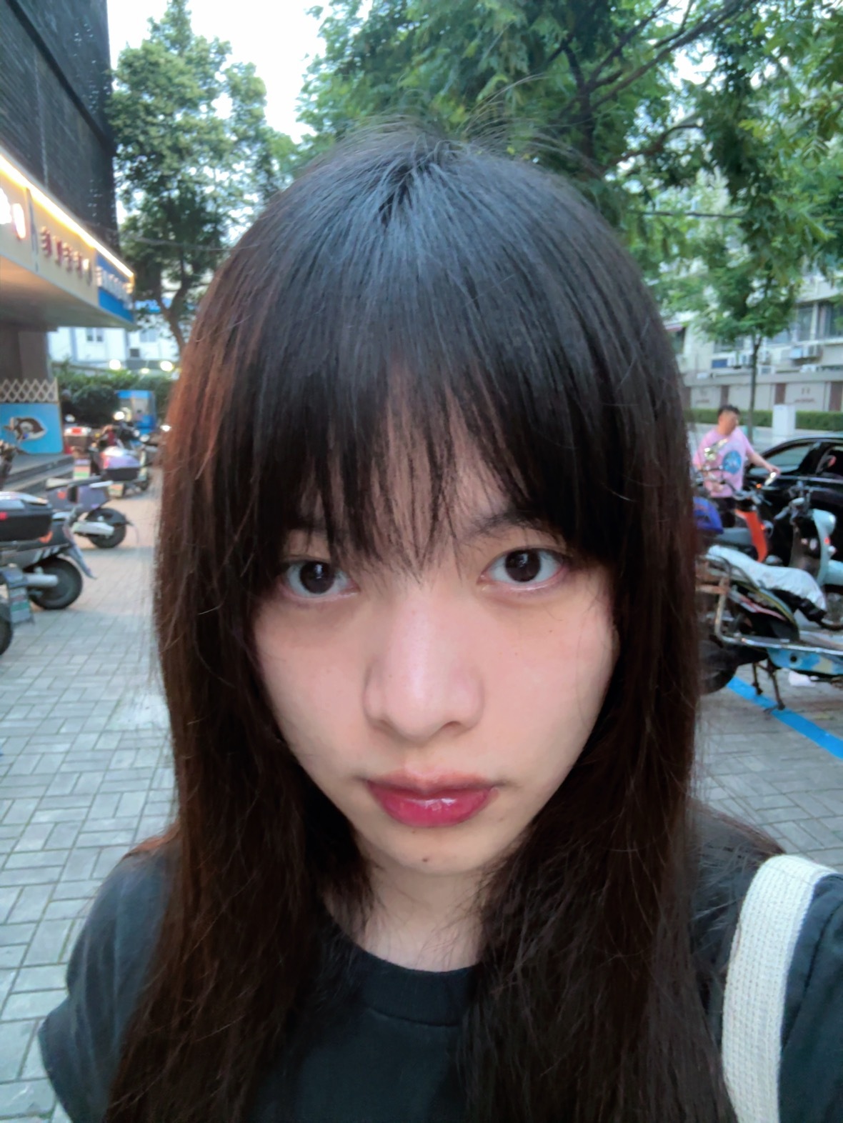 今日份2km完成泳镜压的印子好像阿丽塔[哈哈] ​​​