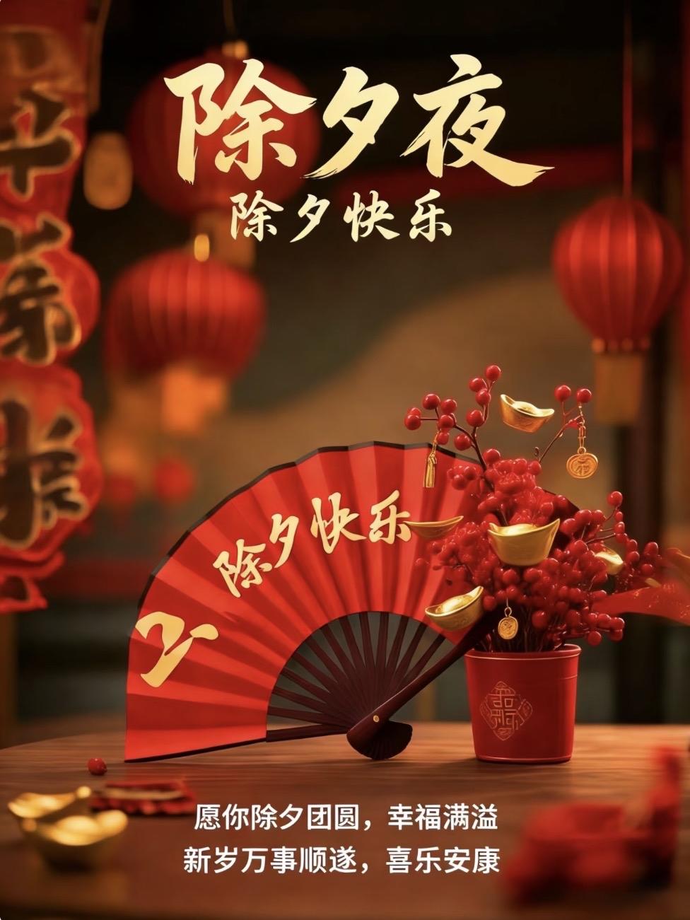 除夕夜，三杯酒。

一杯敬过往：
所有的遗憾都是未来的铺垫。

一杯敬团圆：
愿