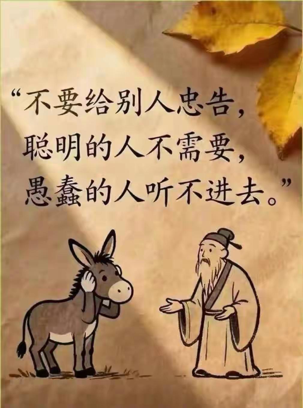 这些年我始终秉承着这个为人处世的原则。