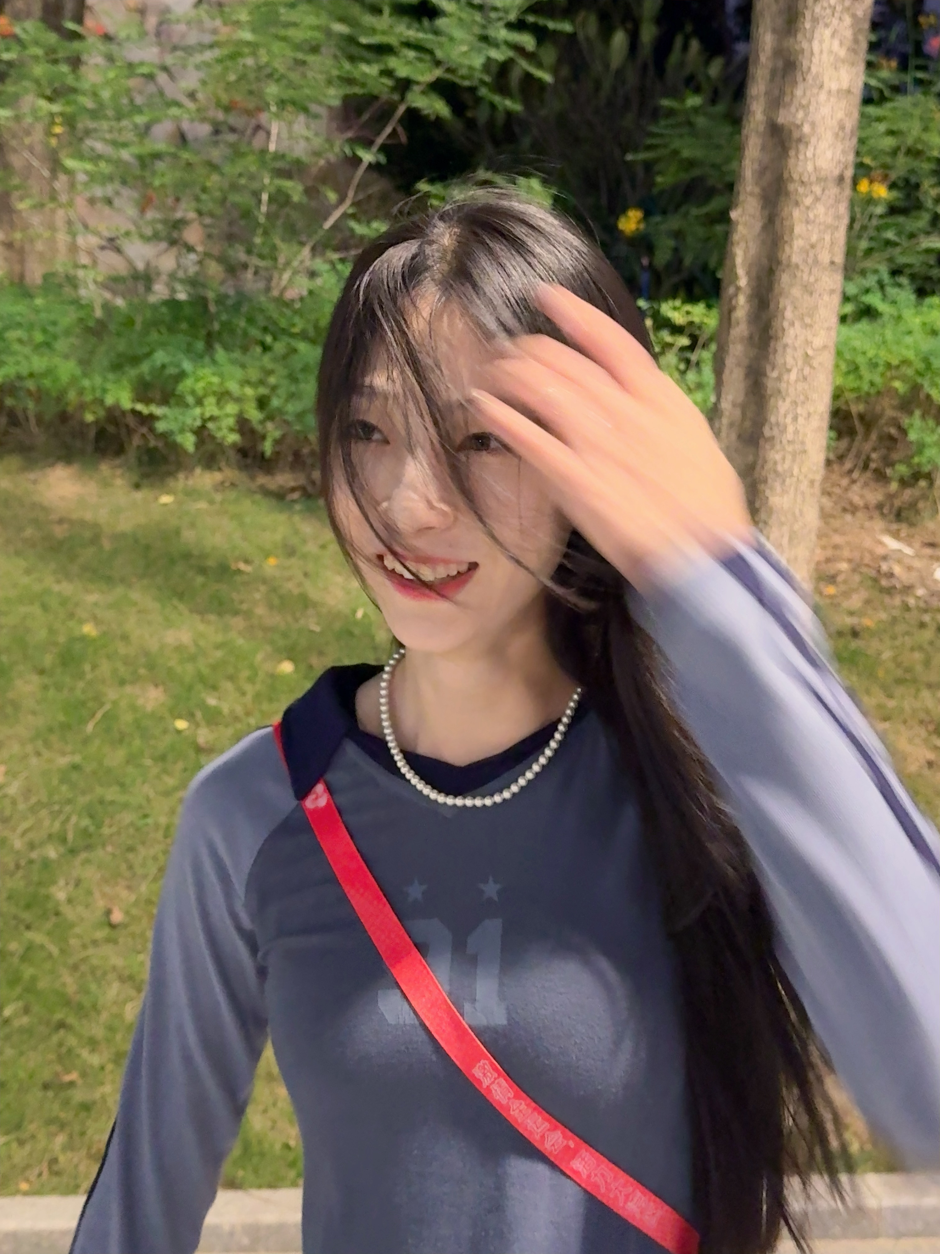 没好好和 拍照现在要发啦才发现到了驻地一共拍了六张！还都是晚饭后散步的照片🙈?