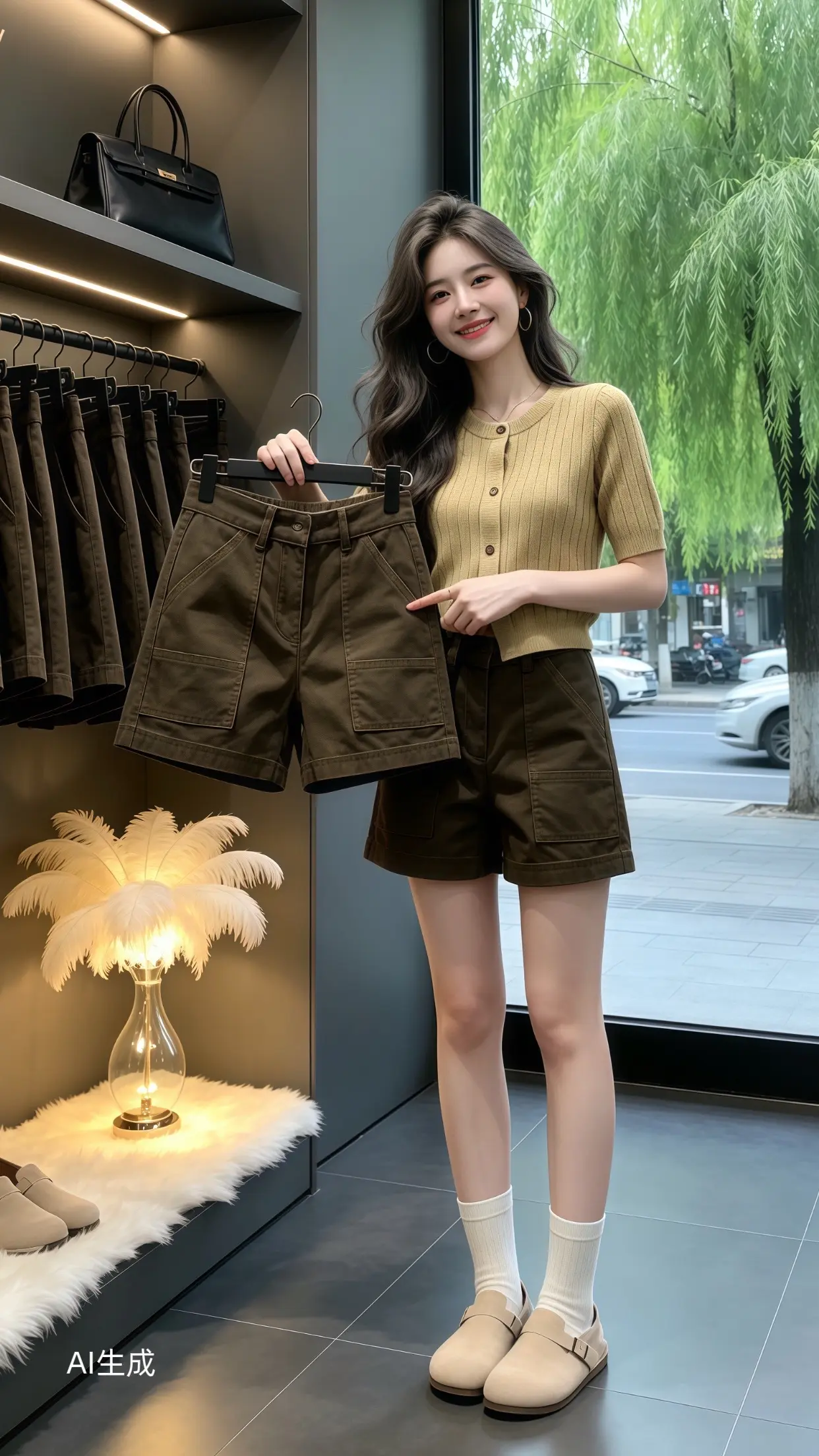 女生不费力的夏季穿搭 适合小个子女生的短裤 入夏穿搭越简单越好看 老钱...