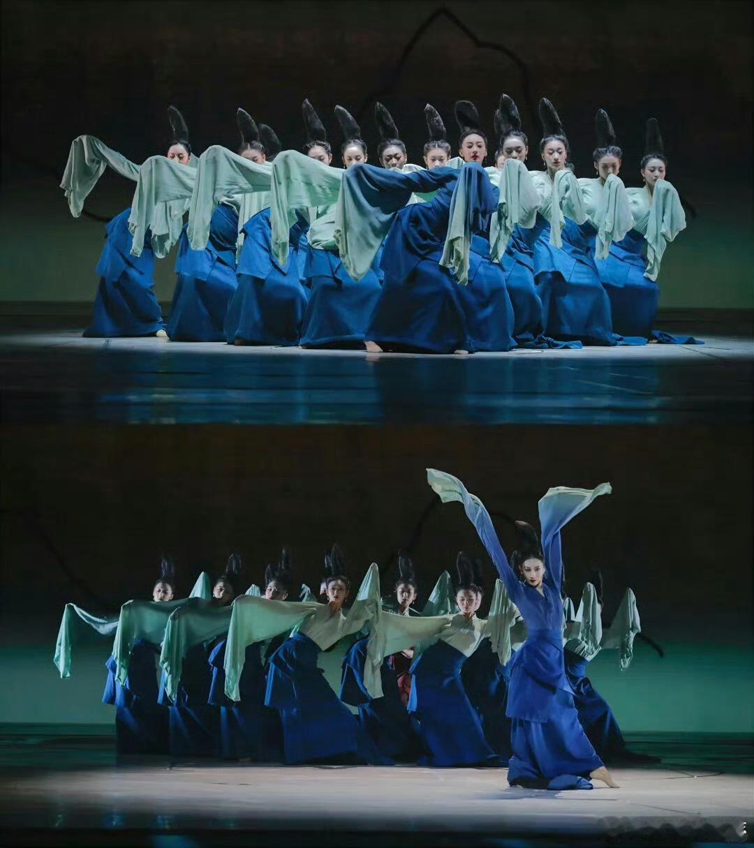 国风舞台才是春晚的正确打开方式春晚这国风舞台，绝了！舞美似诗，服化像画，千手观音