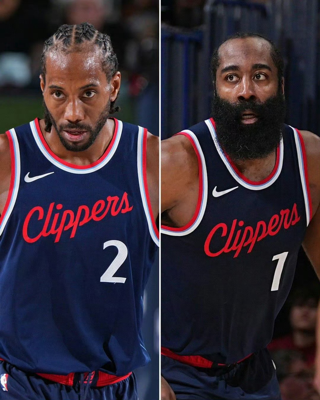 双核发威，快船又一波三连胜开始了！！！——伦纳德，35分5篮板3助攻——哈登，3