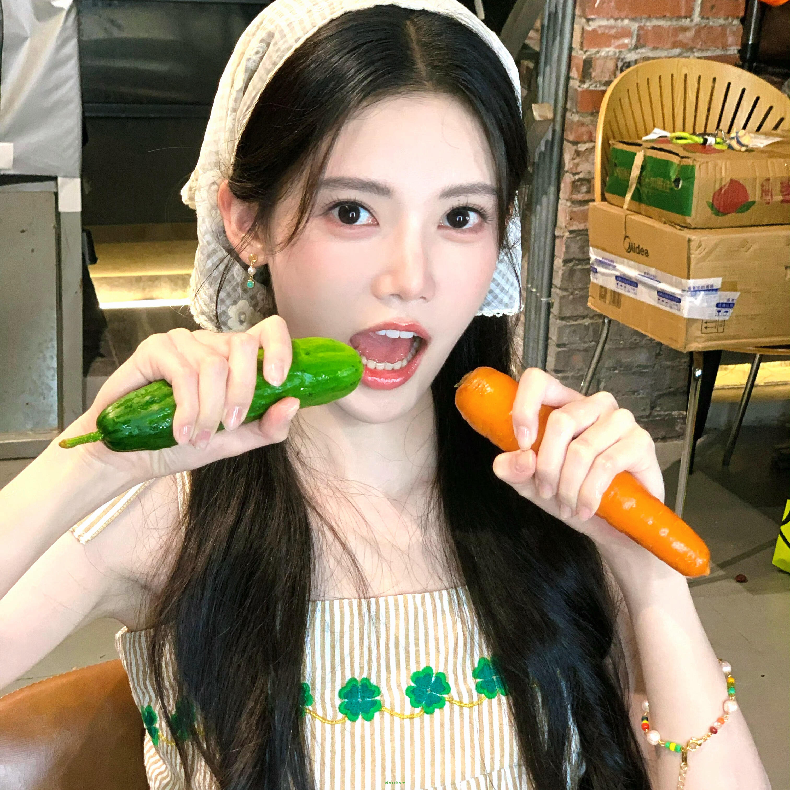 -𝐒𝐇𝐀𝐑𝐄｜孙珍妮头像背景图搭配 ⸝⸝🐈꙳🥕◟🎨。 