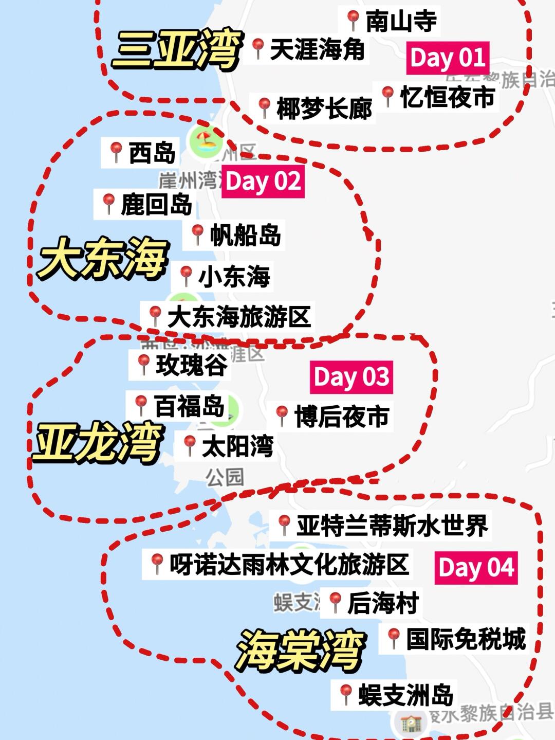 第一次去三亚｜千万别把游玩顺序搞反了‼️