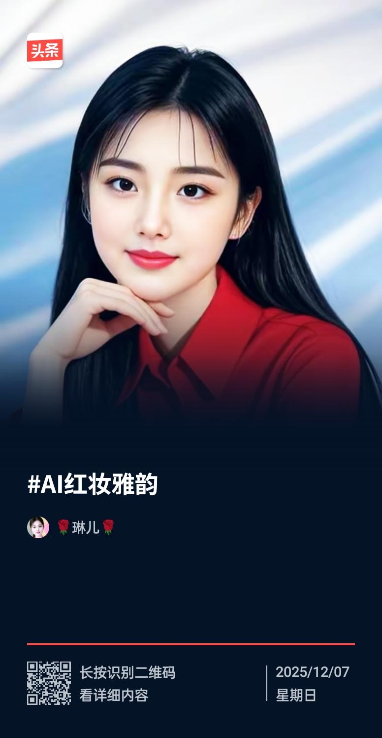 惊艳的红妆，尽显优雅韵味！💄✨