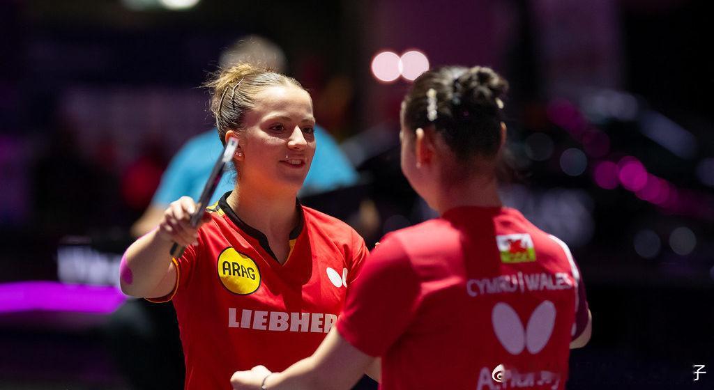 【德国乒协】完美的轰动：格里塞尔与赫尔希加冕逆转中国组合获得世青赛U19女双冠军