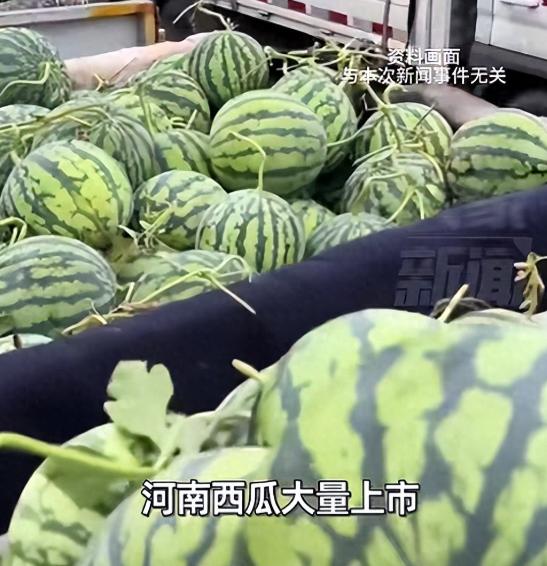 河南，一男子看到老家西瓜大丰收，拉了18吨到北京，想帮瓜农打开销路。定价8毛一斤