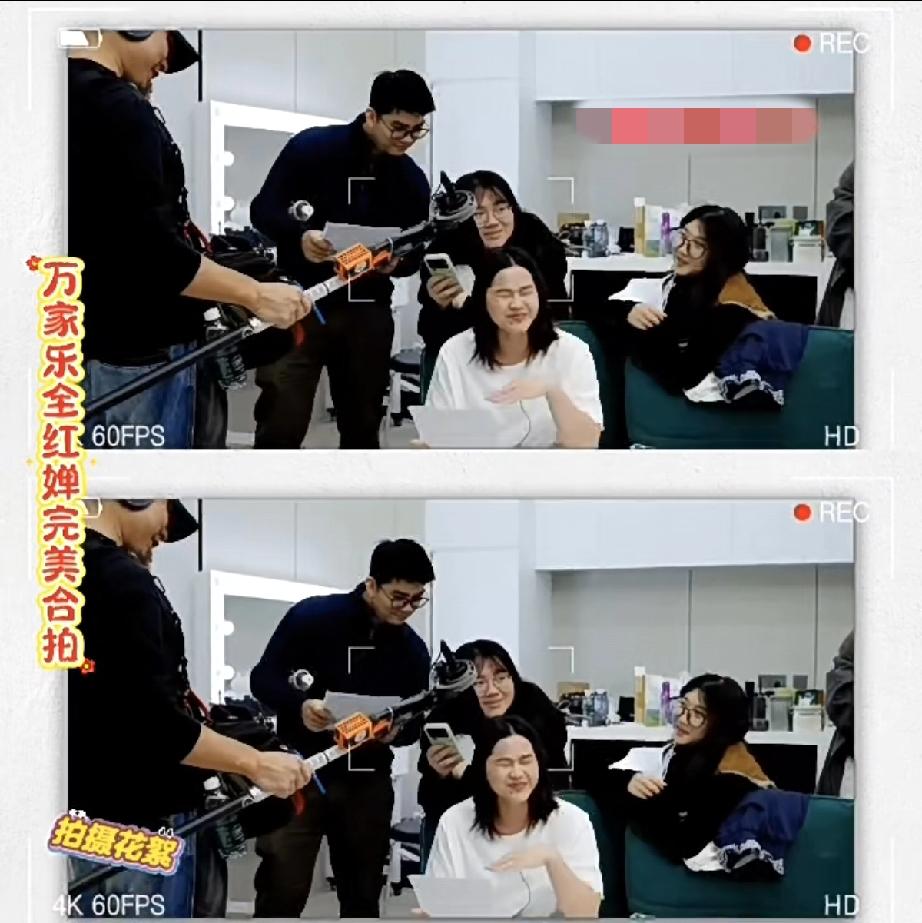 全红婵万家乐拍摄花絮曝光，无修图确实挺胖的，笑的时候很奔放，眼睛都眯成一条线了！