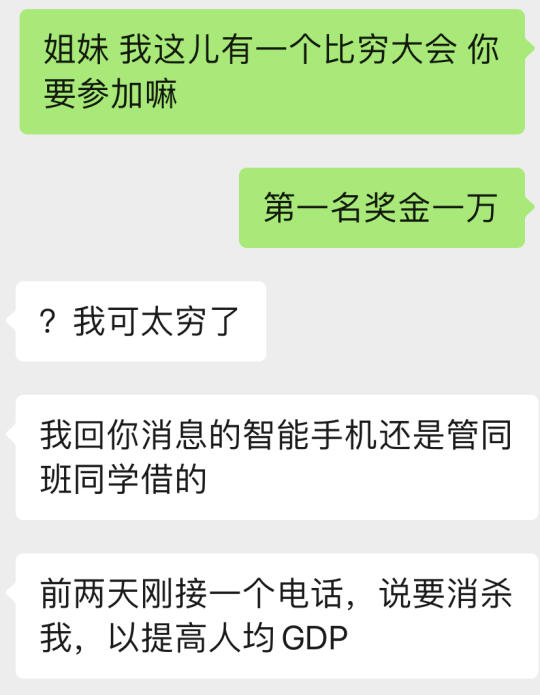 《 当我骗5个朋友参加比穷大赛 》
