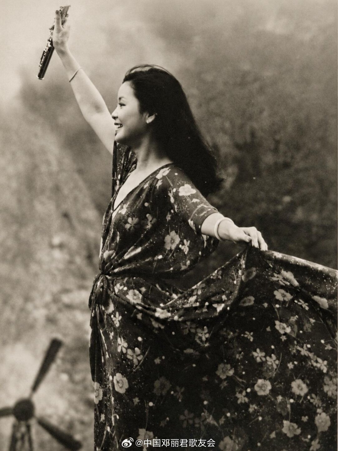 1978年，棚内写真。（小红书）邓丽君邓丽君