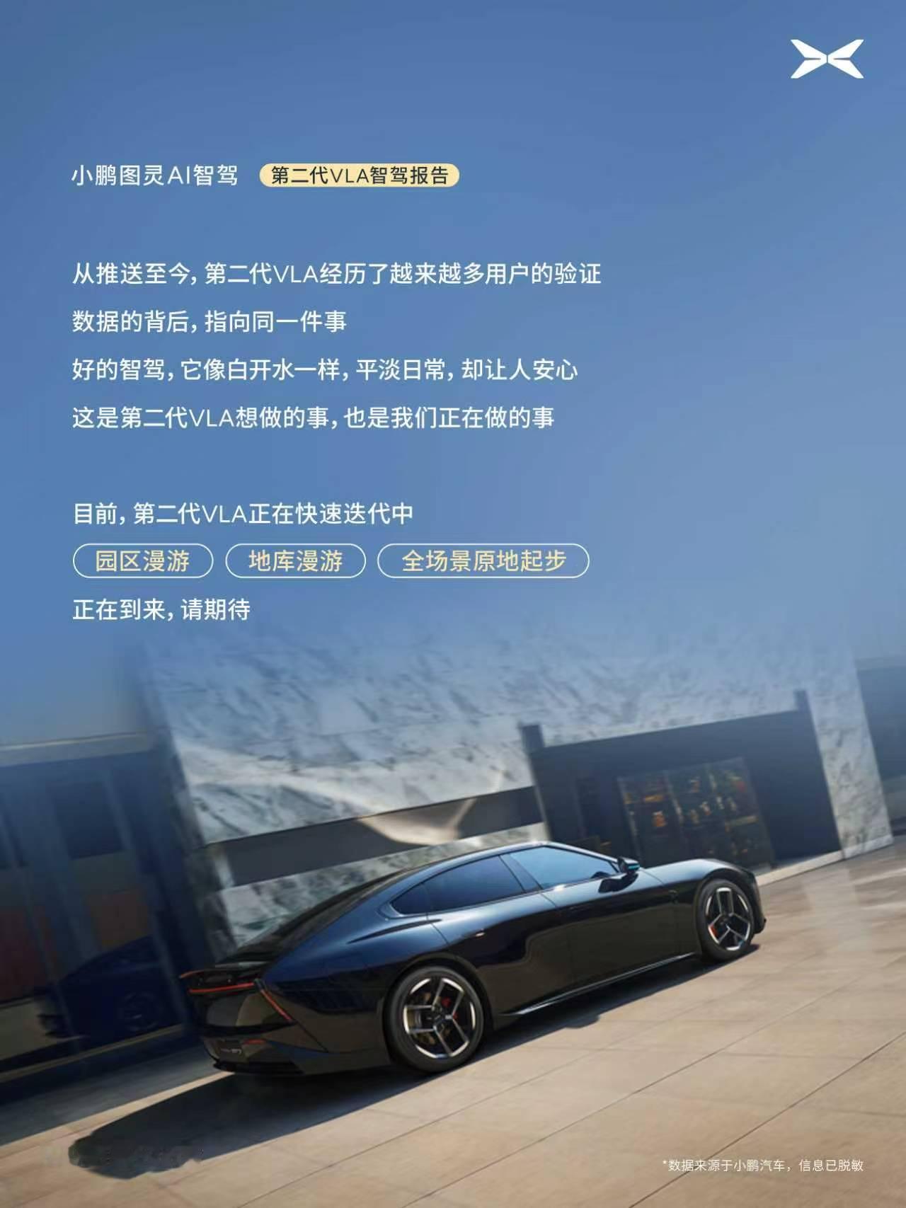 小鹏VLA2.0 里程占比首次超过50%，里程碑时刻。同时很荣幸，某种程度上我一