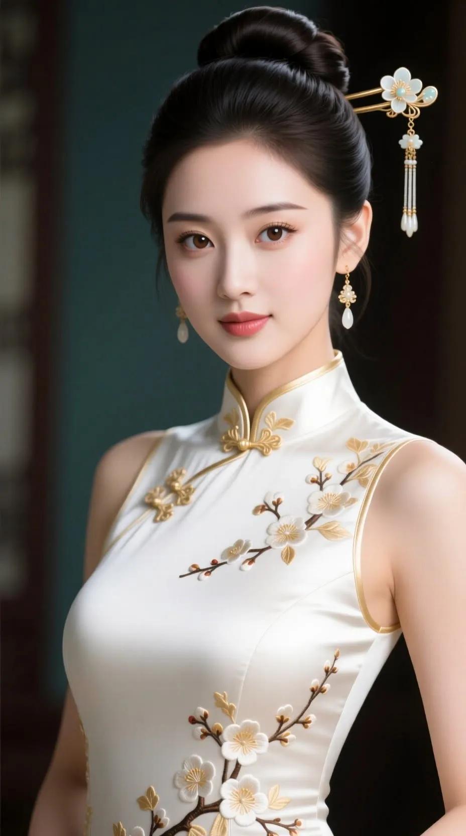 优雅旗袍，花枝招展，古典之美！