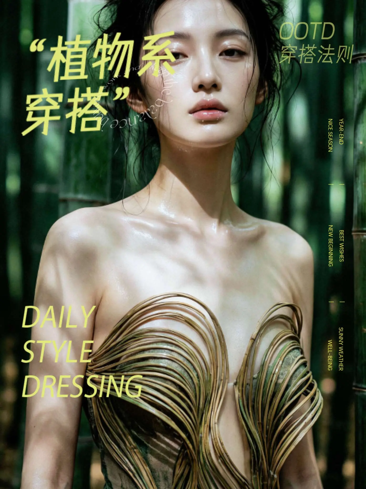 一种很新奇的穿搭。