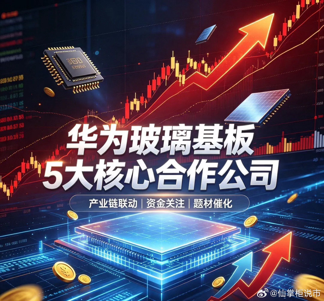 华为玻璃基板5大核心合作公司1. 京东方A（000725）作为全球面板龙头，京东
