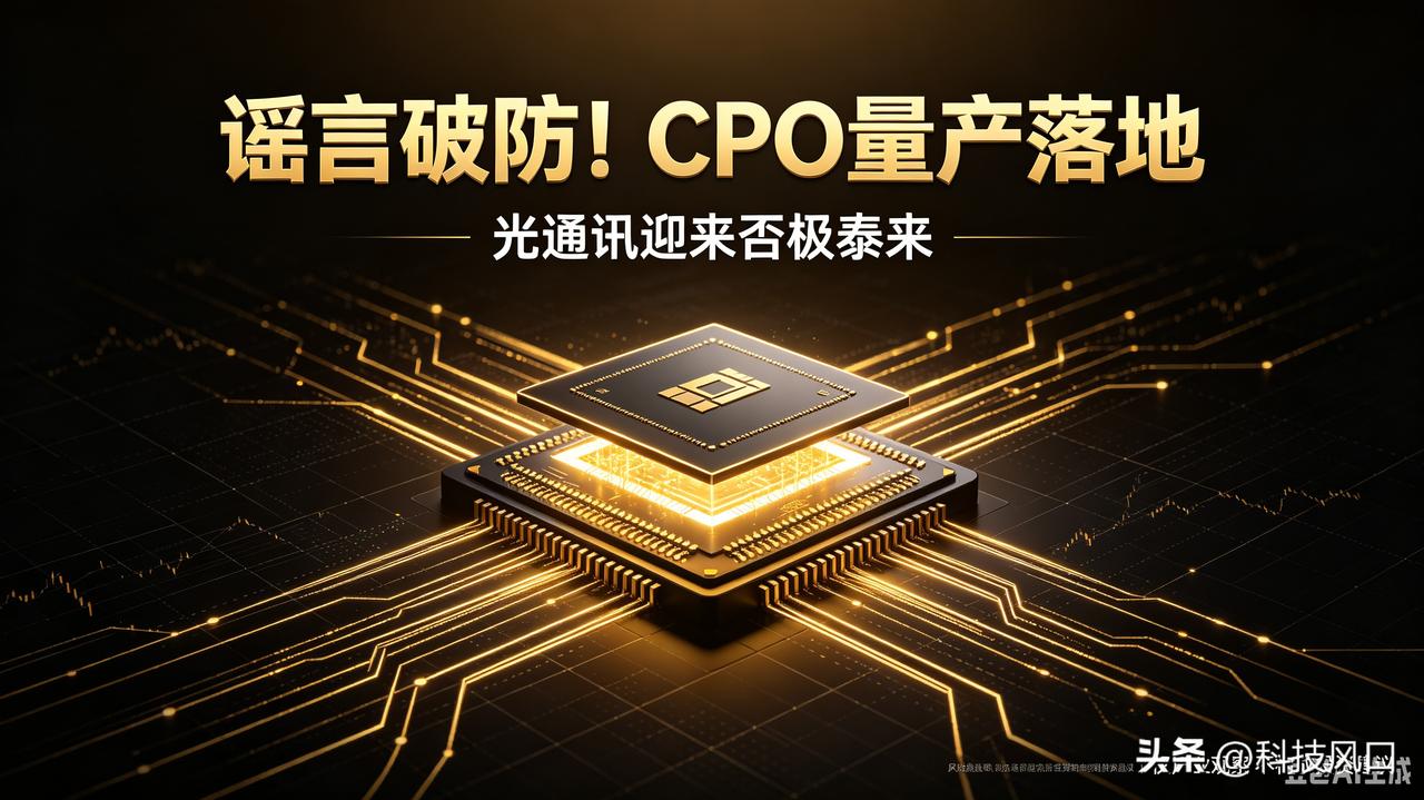 谣言破防！CPO量产落地，光通讯迎来否极泰来
 
不少散户前段时间被谣言洗盘割肉
